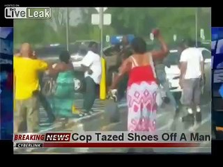 WTF..Walmart: Man Gets Shoes Tazed Off! Woman With No Panties Get Arrested!