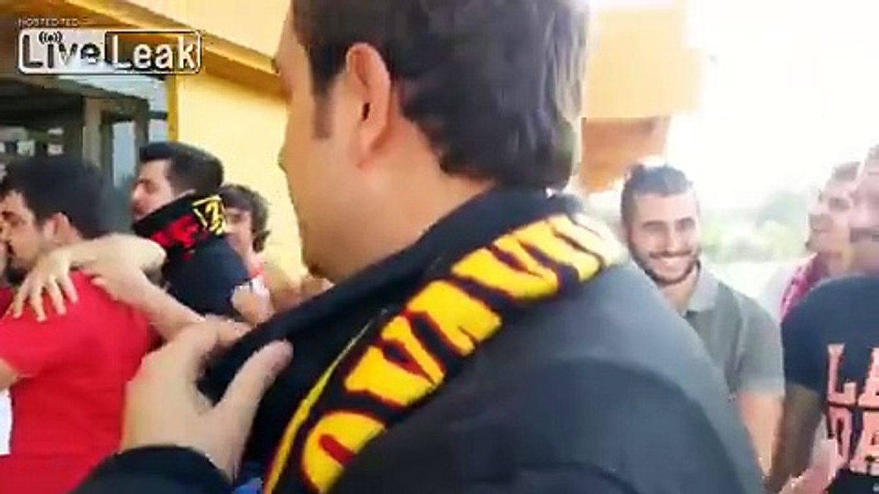 Turkish Guy Tries To Smuggle Some Beers Into Match