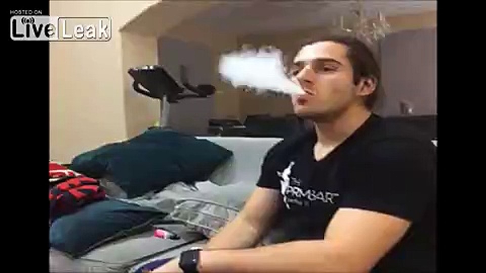 ⁣Catching smoke