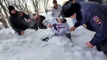 Crazy Russian Guy Sets Himself on Fire and Jumps 2