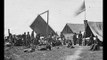 Film-Like Photographic Sequence of Union Soldiers in a Sanitary Commission Camp During the Civil War