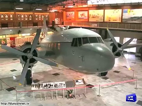 1965 war jets displayed at PAF museum.