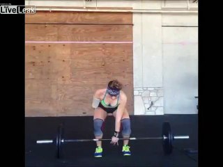 One Armed Lady Weight Lifter.