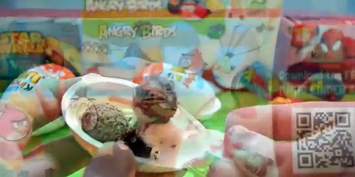 3 HUEVOS KINDER SORPRESA JOY EN ESPAÑOL DE ANGRY BIRDS - JUGUETES DE ANGRY BIRDS JUEGOS 2015