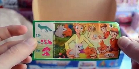 CAJA SORPRESA: Huevos Kinder Sorpresa en Español - Juguetes Sorpresa Magic Kinder 2015