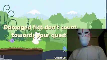 Uczę się zarzucać wędkę (cat goes fishing #1)