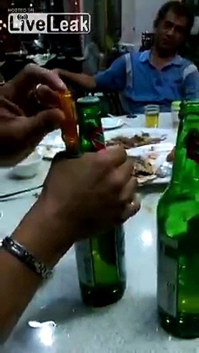 How To Open a Beer Bottle
