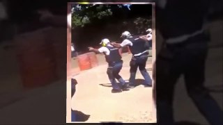 Police training goes wrong