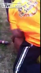 Peaceful Blacks Resolve Problem in a non-violent Manner