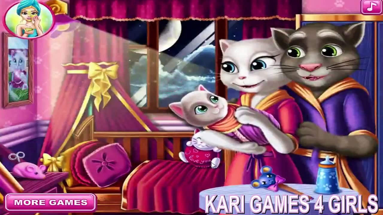 My Talking Angela Great Makeover My Talking Tom Episode Full Game for Children HD