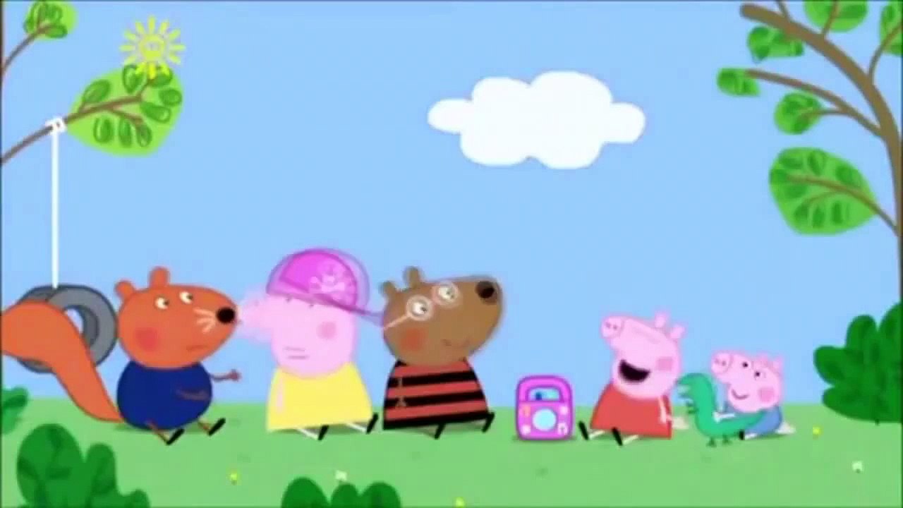 Peppa pig listen to russian's songs