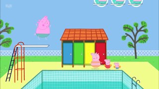 Peppa Pig Games Peppa Pig English Cartoon Video Game   Peppa Pig Swimming And Diving Game
