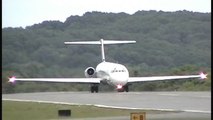 Delta MD-80 Landing at MHRO, Roatán, Honduras