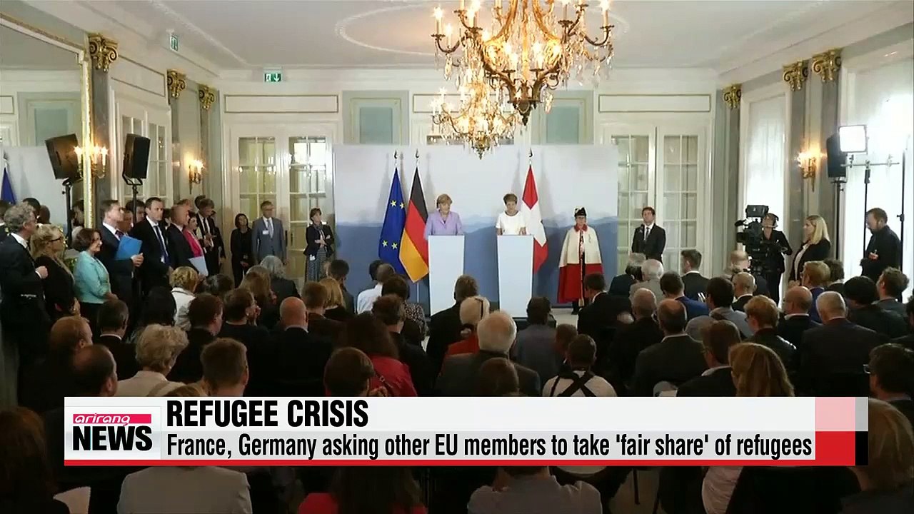 France, Germany asking other EU members to take 'fair share' of refugees