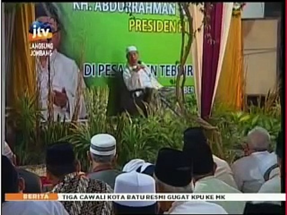 PERINGATAN 1000 HARI WAFATNYA GUS DUR [27-09-2012] Prof. Dr. KH. Tolhah Hasan - JTV