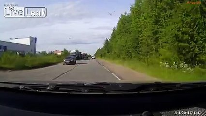 Biker Gets Side Swiped And No F@Â£k$ Given.