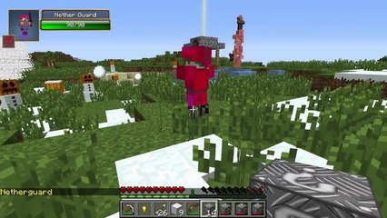 Minecraft- ALIEN ROBOT SPIDER CHALLENGE GAMES - Lucky Block Mod - Modded Mini-Game