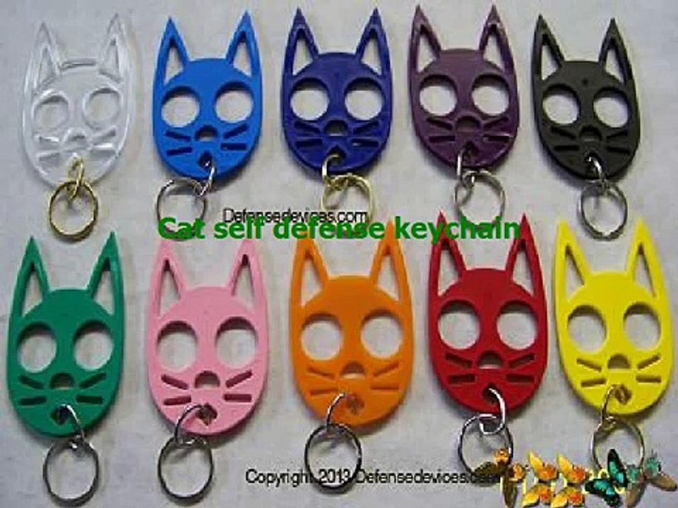 Cat Self Defense Keychain Women Buy This