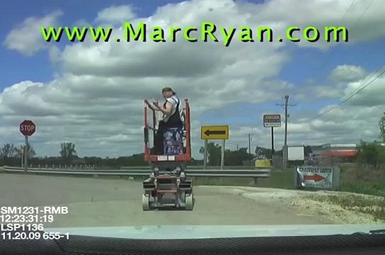 Drunk and High DUI at Work (Arrested on Scissor Lift)