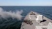 Guided-Missile Destroyer Fires 5-Inch Gun During Baltic Sea Exercise