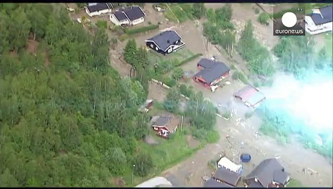 سُيُول وفيضانات في النرويج