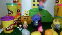 Barbie Mickey mouse spongebob Peppa pig surprise eggs despicable me minions