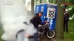A Fool and His Motorcycle are Soon Parted- Man Sets His Bike on Fire Doing a Burnout
