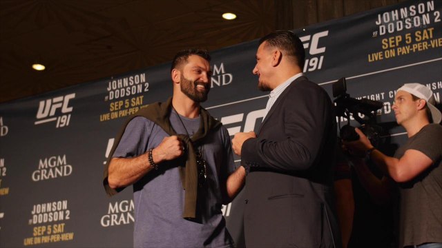 UFC 191: Johnson vs. Dodson 2 media day face-offs