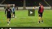 Zlatan Ibrahimovic scores wonder goal in Sweden training  and reacts as only Zlatan can