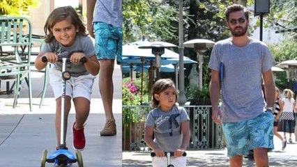 Scott Disick Enjoys Time With Son Mason