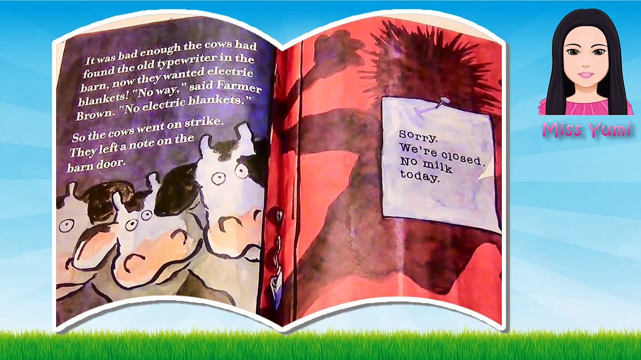 Click Clack Moo Cows That Type - Books Read Aloud For Children - Storytelling