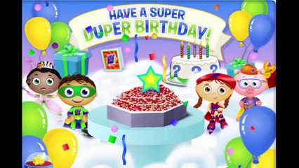 Super Why Cake Maker Birthday Party Cartoon Animation PBS Kids Game Play Walkthrough