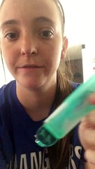 How I clean my braces--what I use. answer to silver fan.