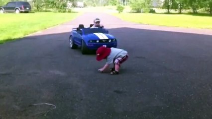 Fail Compilation Of Adorable Kids Driving Toy Cars