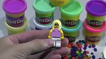 play doh kinder surprise eggs frozen peppa pig lego Play dough toys