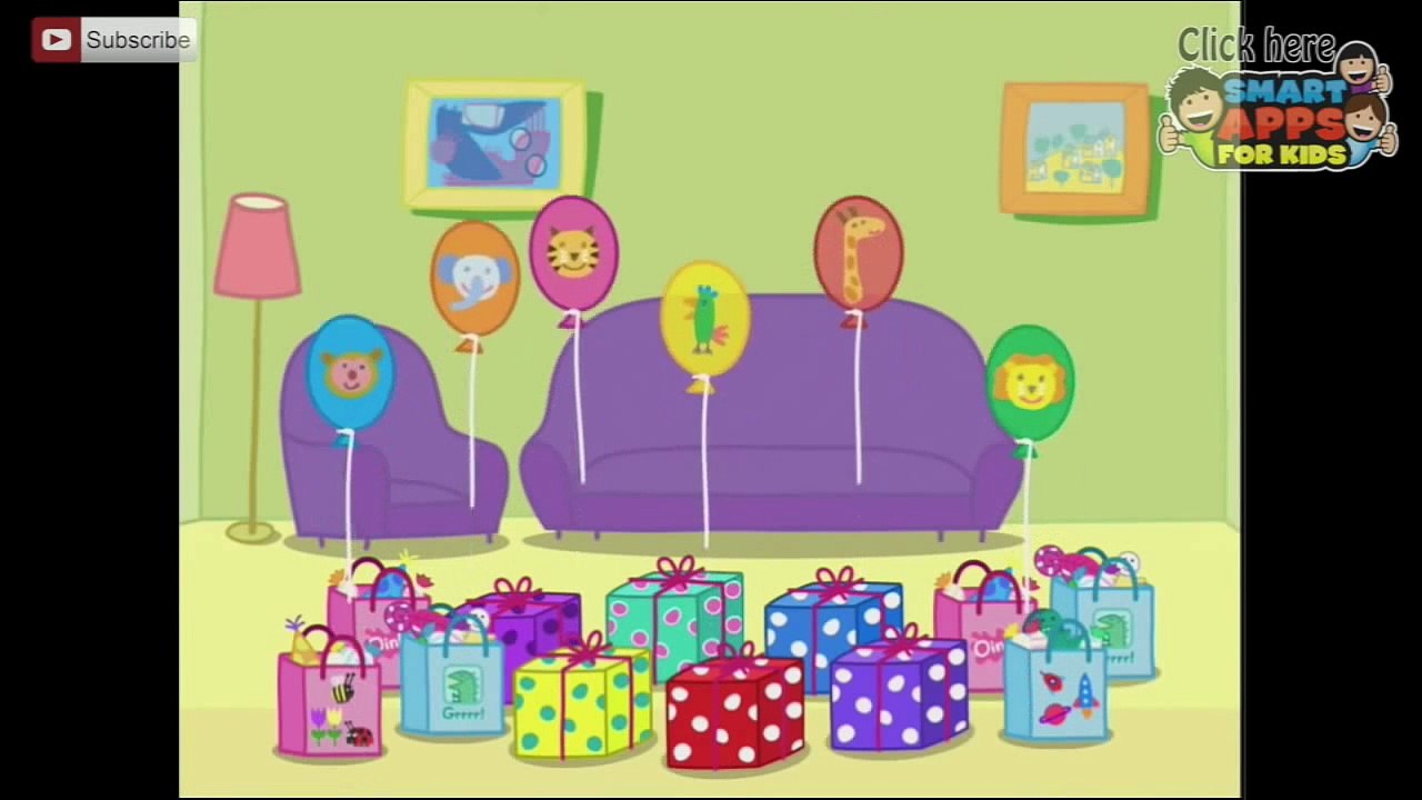 Peppa Pig s Party Time Part 1 by P2 Games   Ellie version   app demos for kids