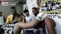 WTF Brazilian MMA fighters get systematically punched in the face as training