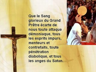 Prière pour la puissance du Précieux Sang