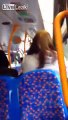 Two bitches be arguing on London bus