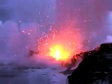 Underwater Volcano Erupts Spewing Lava to the Surface
