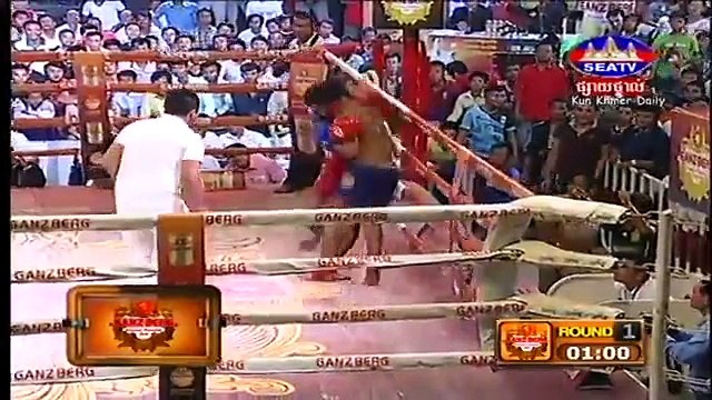 Khmer Boxing, Thy Tonghy Vs Thai, Seatv Boxing, 16 August 2015