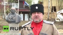 Russia: Cossacks unveil bust of Putin as Roman Emperor
