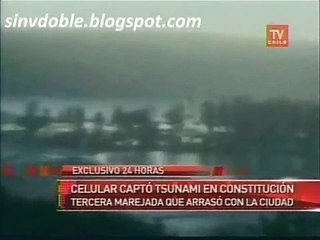 Tsunami en Constitución - Terremoto Chile 27.02.2010