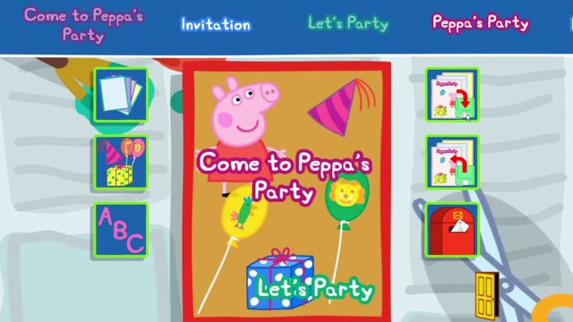 Peppa Pig's Party Time Philip version app demos for kids | peppa pig games