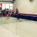 Maddie Ziegler Doing A Jazz Combo With Maddison Cubbage!