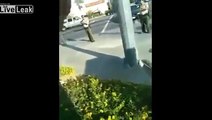 Innocent Guy refuses to lay down on ground for cop