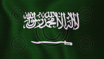 Loopable: Flag of Saudi Arabia - Royalty-Free Stock Footage