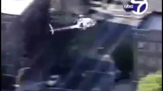 Dramatic helicopter crash caught on tape