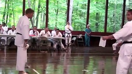 Shotokan Karate Master Camp 2011 Men's black belt kumite