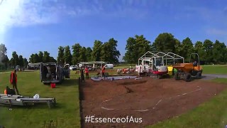Time-lapse: Essence of Australia garden build underway
